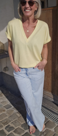 INA viscose tee yellow