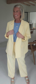 CECILIA suit blazer pastel yellow
