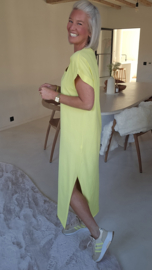MELTE maxi T-shirt dress yellow