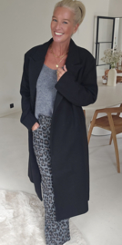 CARA maxi coat black