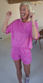 DANA terry T-shirt fuschia
