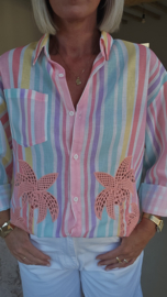 PALM PINK cotton shirt