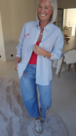 LOVE LETTER striped shirt