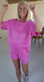 DANA terry T-shirt fuschia