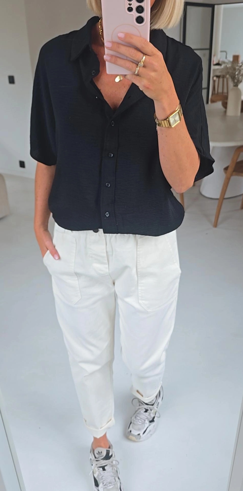 MIA short-sleeved shirt black