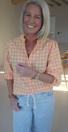 LILI checkered blouse