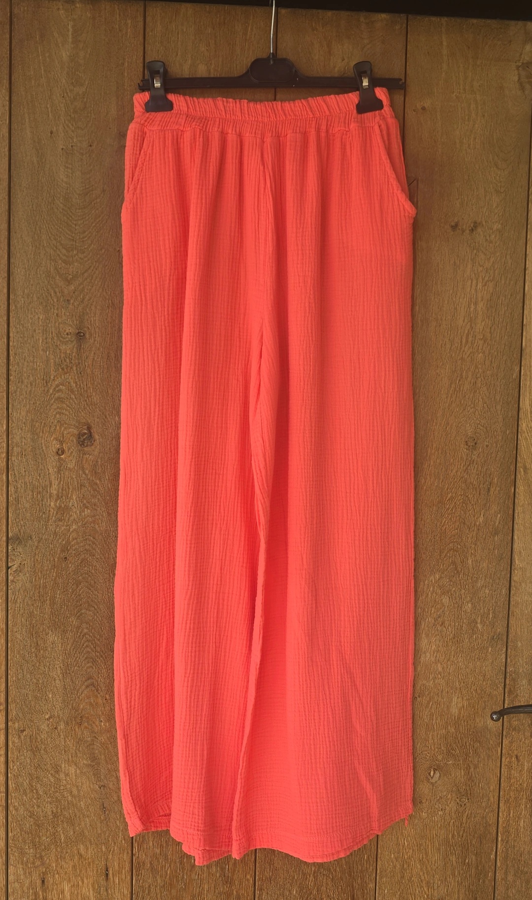 tetra wide leg pants peach