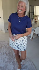 ELANA tetra skirt navy