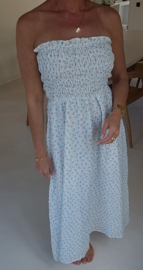 POLLINE maxi tetra bustier dress