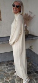 CARLA maxi knit dress soft beige tall line
