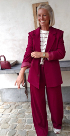 MARLY suit blazer burgundy