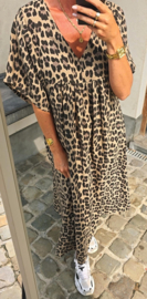 RIMINI maxi leo dress camel