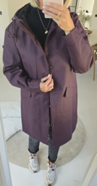 BYE BYE RAINY DAYS raincoat burgundy