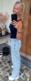 BASIC cotton top navy