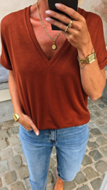 INA viscose tee terra
