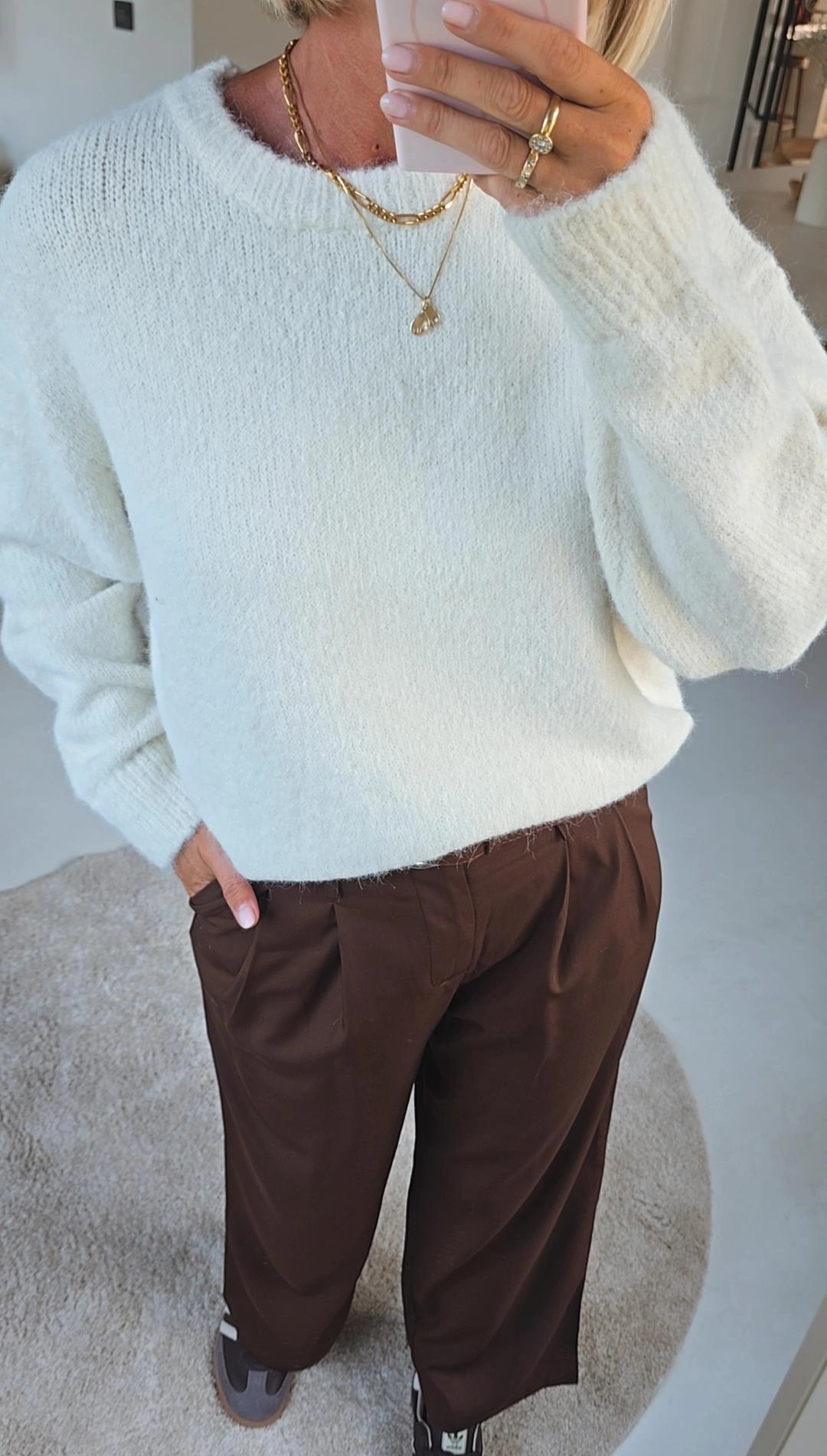 BEZIERS soft knit ecru