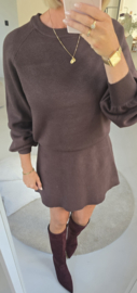 FENNA knit set chocolat