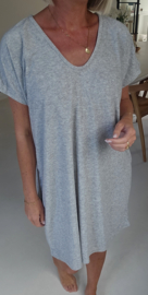 DIDI short terry dress grey