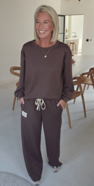 ANDIE jogger set chocolat