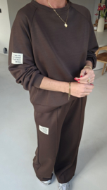 JOSJE jogger set chocolat