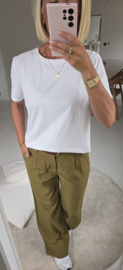 BASIC cotton T-shirt white
