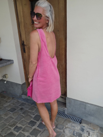 THE PERFECT JEANS 2 sleeveless dress fuschia