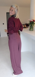 HELEN 2 tailored loose pants old pink
