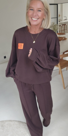 PERFECT sweatshirt chocolat