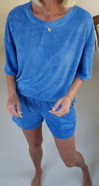 DANA terry T-shirt royal blue
