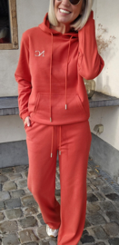 LOENA jogger set terracotta