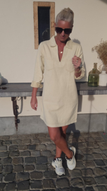 THE PERFECT JEANS 2 longsleeve dress beige