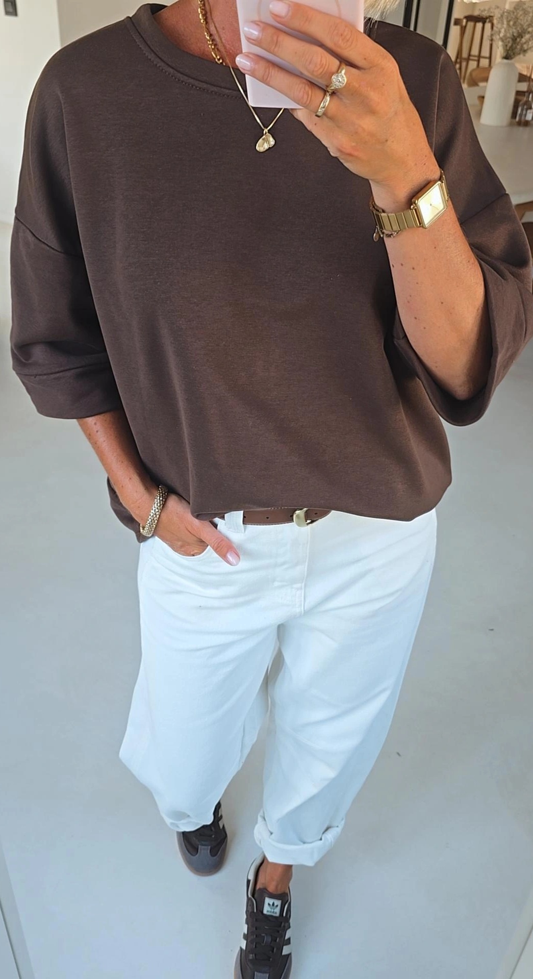 PALMA sweatshirt chocolat