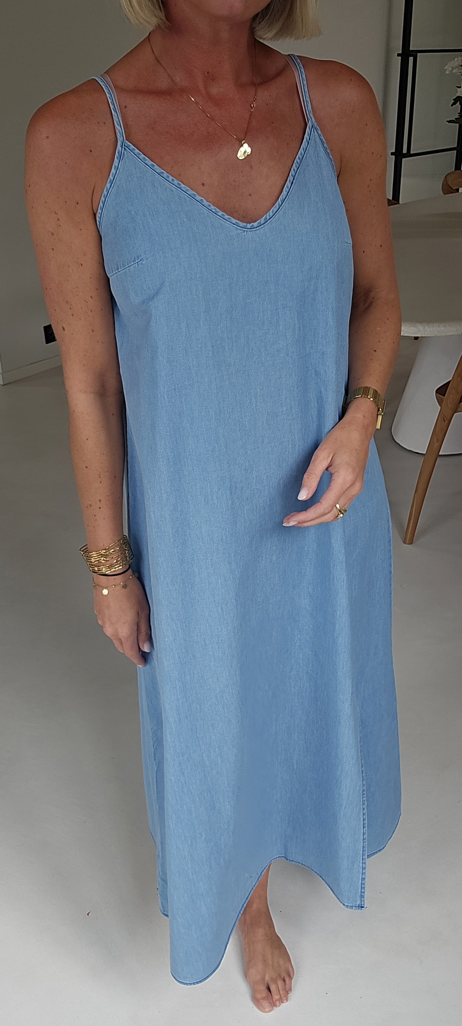 ROMINE maxi jeans dress