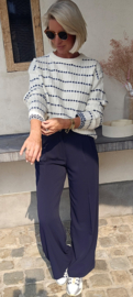 SANDI suit pants navy