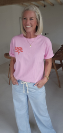 APEROL SPRITZ cotton T-shirt pink