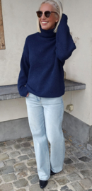 CHARI turleneck knit navy