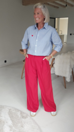 ROSALINE stripe shirt blue