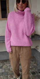 CHARI turleneck knit pink