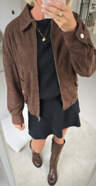 ANGIE corduroy jacket chocolat