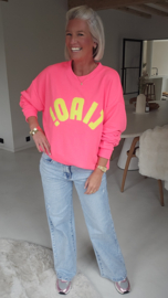 CIAO sweatshirt neon coral