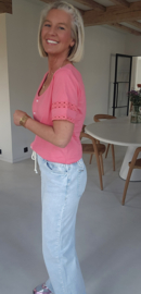 SESAN cotton blouse peach