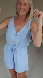 BELLICI linen playsuit soft blue