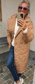 ANDA maxi jacket camel