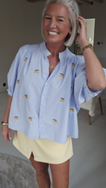 CITRON breezy striped blouse