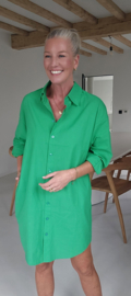 FAYE shirt dress green