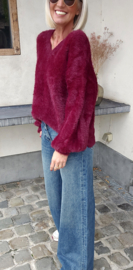 PLUSH softest knit burgundy