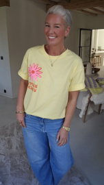 HAPPY T-shirt yellow