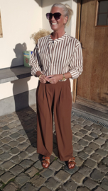 RIVIERA striped blouse