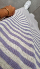 MALOU striped maxi dress lilac