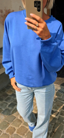 PAIN AU CHOCOLAT sweatshirt kobalt blue